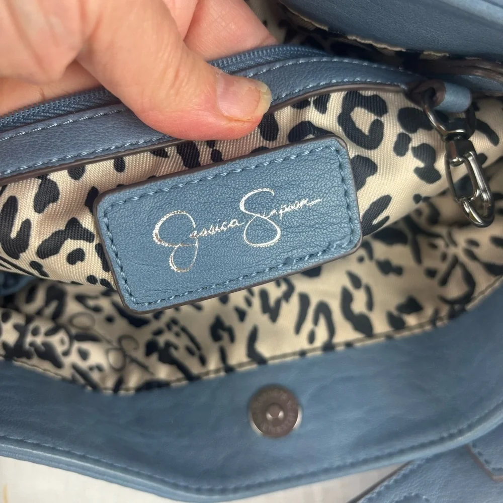 Jessica Simpson Camile Studded Hobo bag in blue